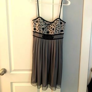 Black and silver Studios W by Sue Wong cocktail dress size 10